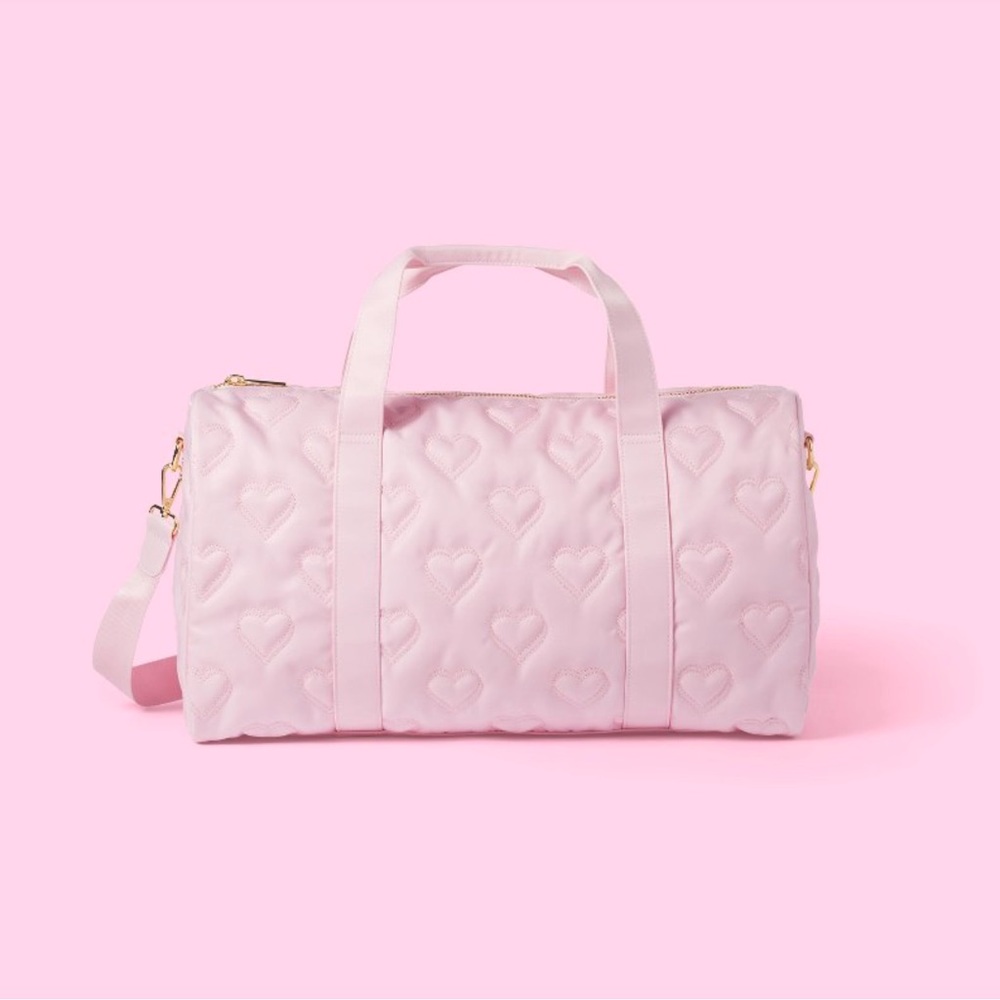 Stoney Clover x Target collab quilted hearts duffle bag 💕
